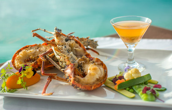 Langouste grill&eacute;e