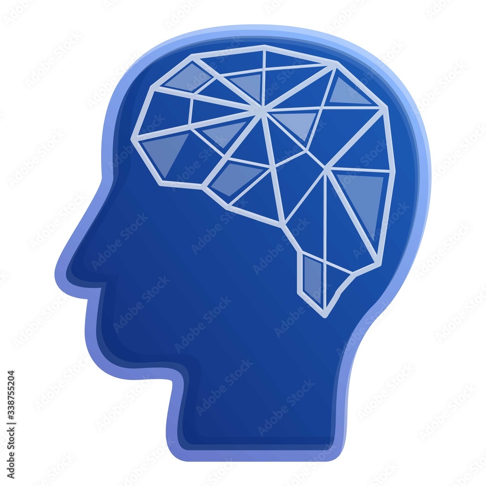 Aufkleber ai intelligence icon. cartoon of ai intelligence vector icon for web design isolated on white backgr