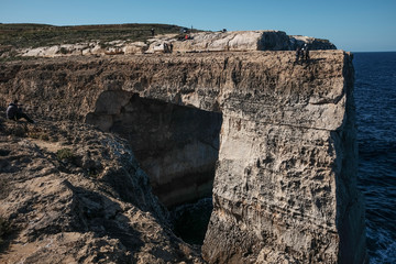 Wied Il-Mielaħ - seaside rock formation resembling a window.