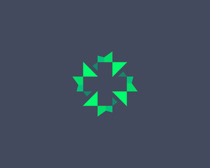 Obraz premium Abstract plus cross logo icon design modern minimal style illustration. Dark space vector sign symbol mark logotype.