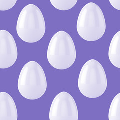 egg seamles pattern on a purple backdrop