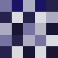 Simple geometric repeating pattern with colorful squares. Seamless abstract pattern with shapes. Vector illustration.