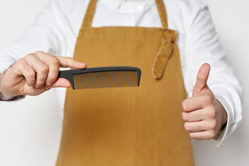 man holding a clipboard