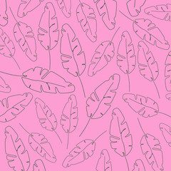 Background wallpaper tropic palm leaf illustration design