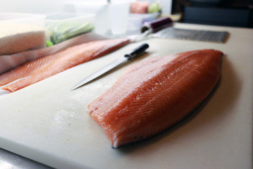 Salmon fillet