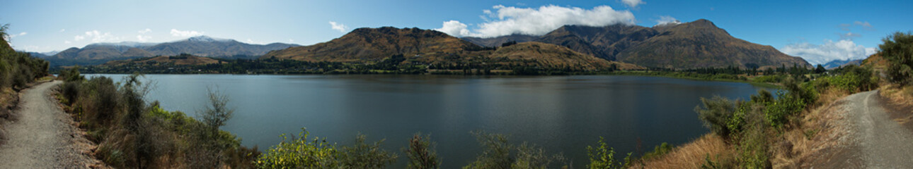Lake Hayes near Arrowtown in Otago on South Island of New Zealand
