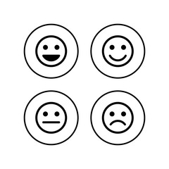 Smile icons set. Smile vector icon. Emoticon Icon vector. Emoji