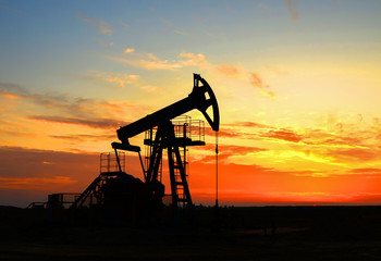 The war on oil prices caused by the coronavirus. Oil prices fall due to global crisis. Oil drilling...