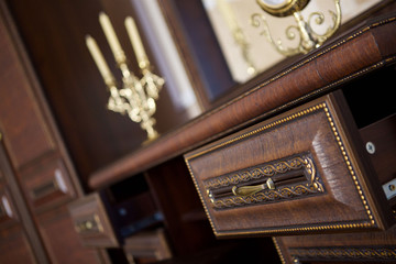 Details of various furniture from the furniture set.