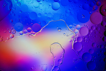 Bunte Hintergrundtextur Wasser und Öl