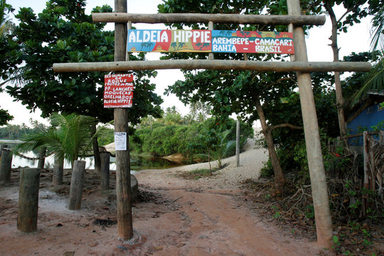 hippie village in arembepe