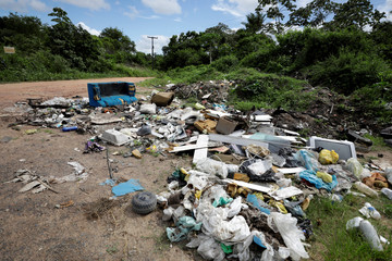 garbage discarded on the street