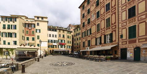 Obraz premium Camogli, typical seaside village,