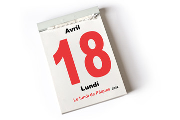 18. Avril 2022 Le lundi de Pâques