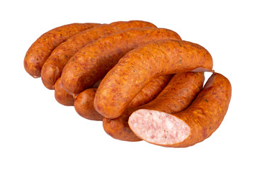 sausage isolated on white background