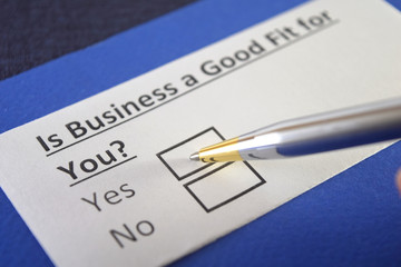 One person is answering question about business.