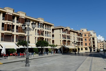 Fototapeta na wymiar Placa del Congres Eucoristic Square in the city of Elche. Spain