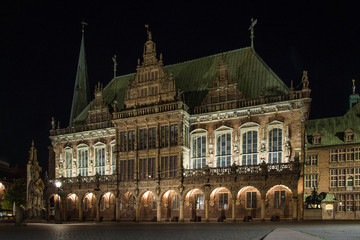Fototapeta na wymiar Rathaus Bremen