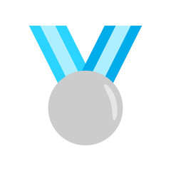 The best Silver medal icon, illustration vector. Suitable for many purposes.