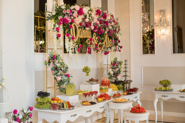 delicious candy bar for special event