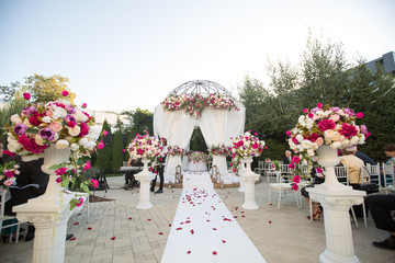 Beautiful arrangement for special wedding