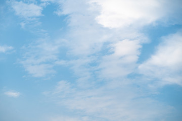 blue sky with clouds