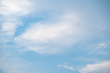 blue sky with clouds