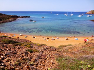 Cavalleria beach in Minorca, Balearic Islands
