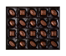 Box of chocolate candies