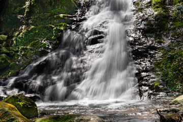 Fototapeta premium water flow in rocky area in JAPAN.