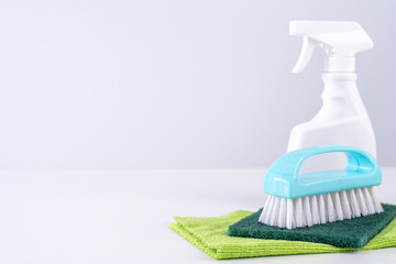 Cleaning product tool equipments, concept of housekeeping, professional clean service, housework...