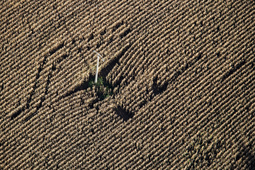 Vue Aérienne de la Campagne de l 'Oise