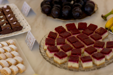 Delicious Candy Bar At Wedding Reception