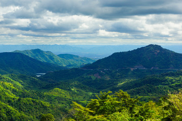 Obraz premium mountain view on the sunday