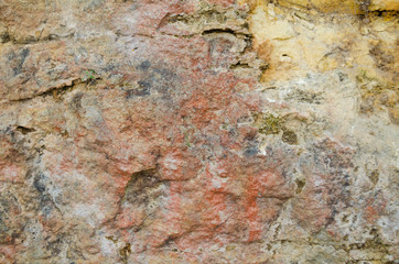 Old wall texture, ancient cave, limestone