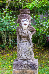 Statue in Hindu temple Pura Tirta Empul