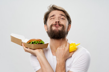 young man eating an apple