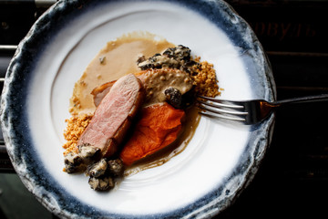 meat dish with gravy
