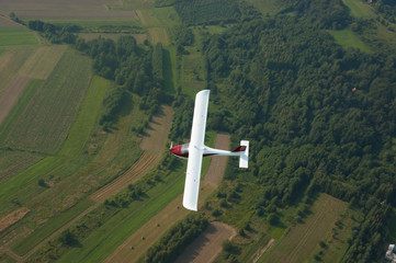Aircraft Ekolot KR-030 Topaz on the fly