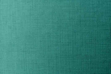 Fototapeta na wymiar Weaved green linen fabric
