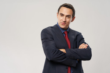 portrait of a handsome businessman