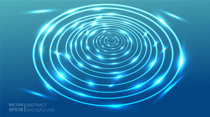 Abstract geometric background, trendy decoration for web and print. Creative shiny futuristic motion template,