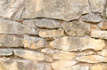 Background of stone wall, masonry, ancient technology