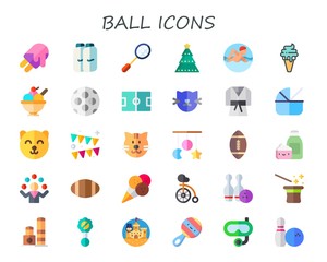 ball icon set