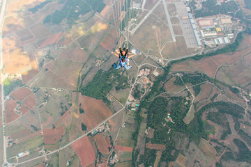 Saut en parachute