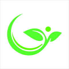 Biodegradable recyclable plastic free package icon. Vector bio recyclable degradable label logo template