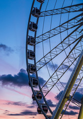 Liverpool wheel at twilight