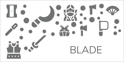 blade icon set