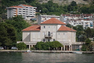 Fototapeta premium view of the old town of kotor montenegro
