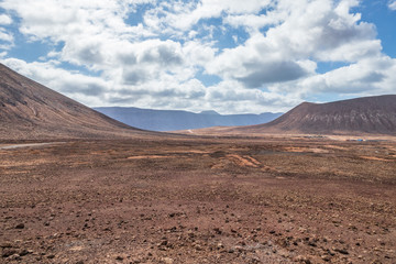 Landscape on island La Grasiosa, Canary Islands
